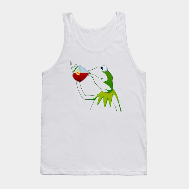 Kermit Frog Muppet Tank Top by AllWellia